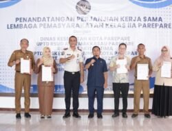Tingkatkan Layanan Kesehatan Warga Binaan, Wali Kota Tasming Hamid Hadiri PKS dan Kukuhkan Kader Kesehatan Lapas Parepare