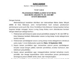 Antrean BBM Mulai Longgar, Disdik Makassar Kembalikan Siswa TK-SMP ke Sekolah Mulai Besok