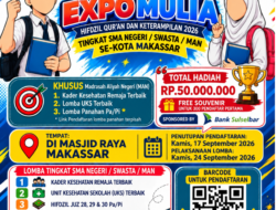 Kesra Makassar Ajak Pelajar TK hingga SMA Bangun Generasi Qurani lewat Santri Expo MULIA