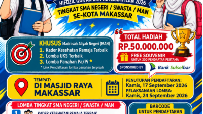 Kesra Makassar Ajak Pelajar TK hingga SMA Bangun Generasi Qurani lewat Santri Expo MULIA