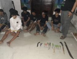14 Remaja Pelaku Keributan di Rappocini Makassar Diamankan Polisi, Busur hingga Badik Disita