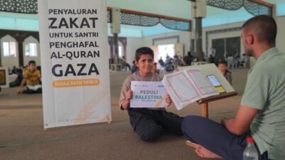 Zakat Masyarakat Indonesia Jangkau 500 Penghafal Al-Qur’an di Gaza
