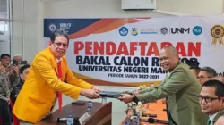 50 Profesor dan 5 Dekan Kawal Prof Suwardi Annas Daftar Bakal Calon Rektor UNM