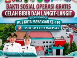 Sambut HUT ke-419 Makassar, RSUD Daya Hadirkan Operasi Celah Bibir dan Langit-Langit Gratis