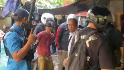 Polisi Grebek Kampung Narkoba di Makassar, 104 Orang Diamankan